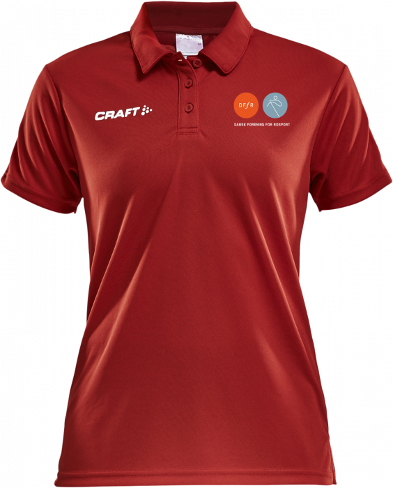 Craft - Dffr Polo Women - Rood & wit